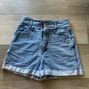 Vintage 90s Express High Waisted Denim Shorts